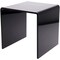 Plymor Black Acrylic Square Display Riser, 10" H x 10" W x 10" D (3/8" thick)